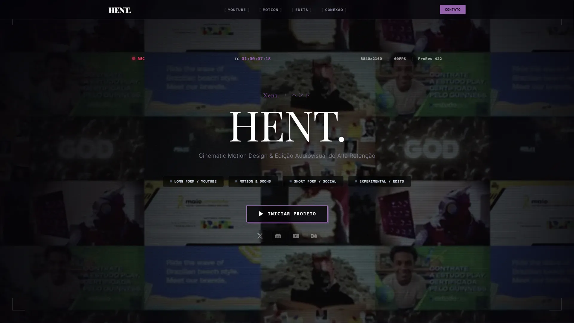 Preview do site Hent_o